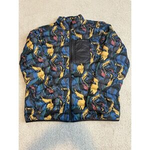 Eddie Bauer Jacket Mens XL Multicolored Camo Stratustherm Down Puffer Outdoor